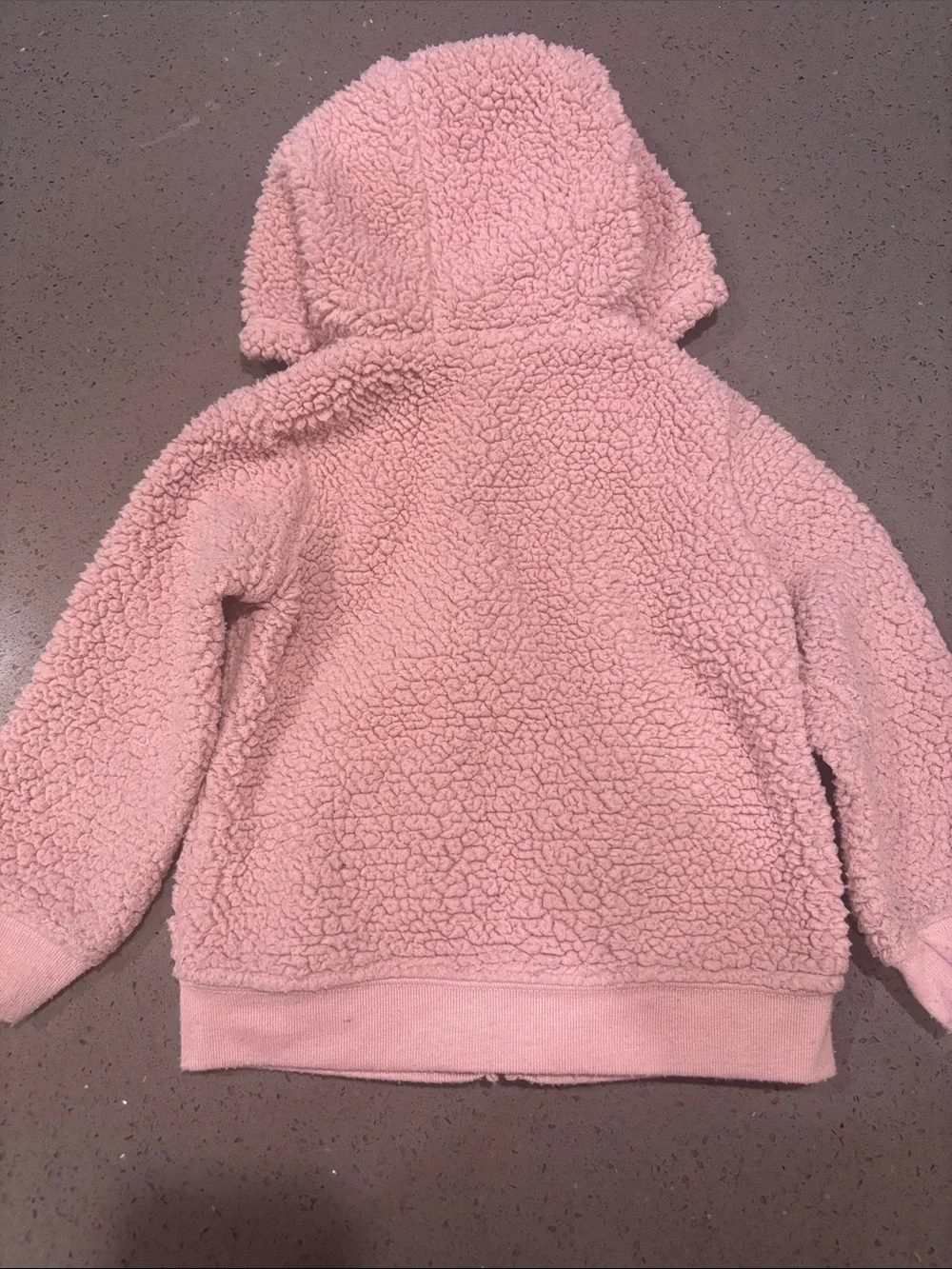 Carter's Pink Sherpa Hoodie with Teddy Ears